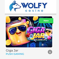 Wolfy Casino adds new slot Giga Jar from Push Gaming