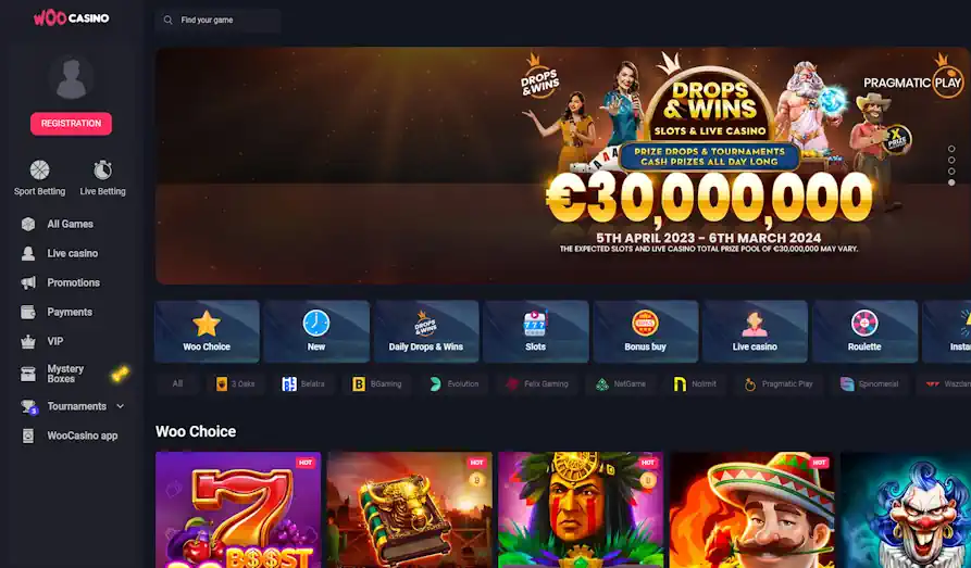Screenshot image #1 for Woo Casino