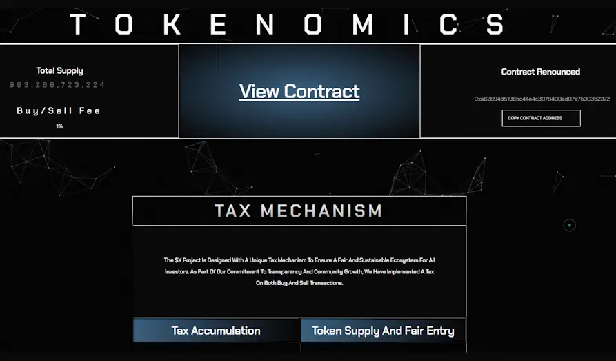 X tokenomics