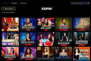 Example: XSpin Live Casino Dealers